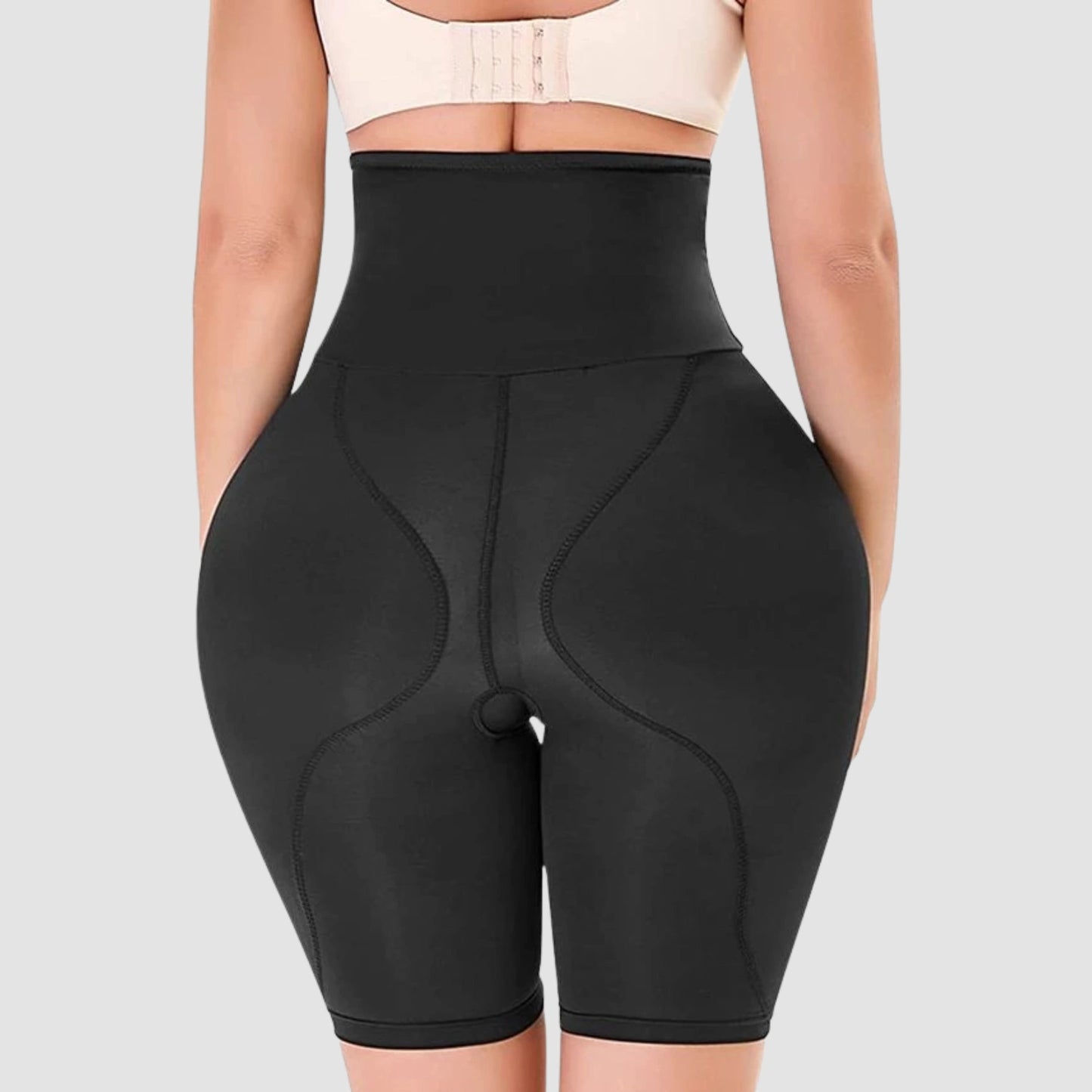 بنطلون نسائي مصمم خصيصاً لرفع المؤخرة وشد البطن وتشكيل الجسم، مع حشوة للأرداف