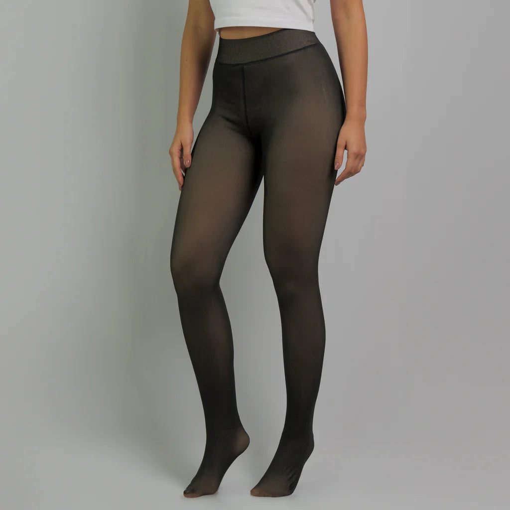 Legging Sculptant Polaire à couleur de peau