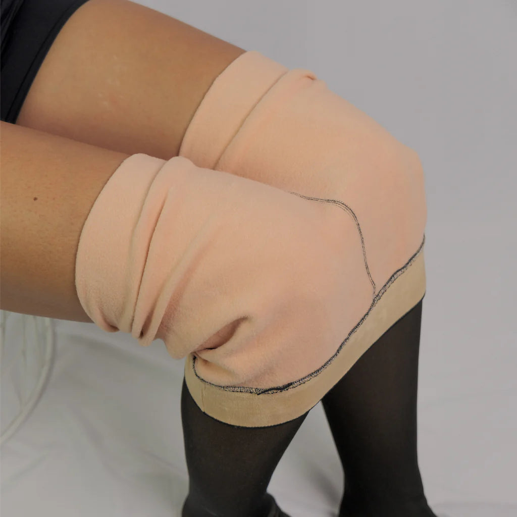 Legging Sculptant Polaire à couleur de peau